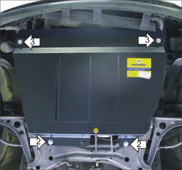 Защита двигателя, КПП Мотодор 02705 для Volkswagen Sharan 95-00